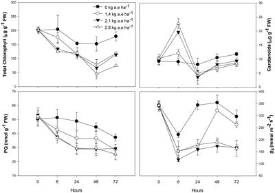 Glyphosate-Dependent Inhibition of Photosynthesis in Willow